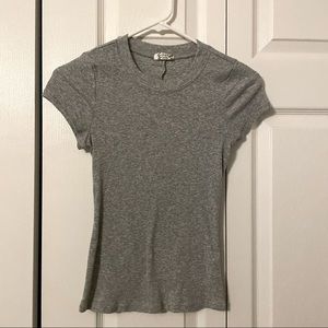 Free People Baby Tee Grey Size S